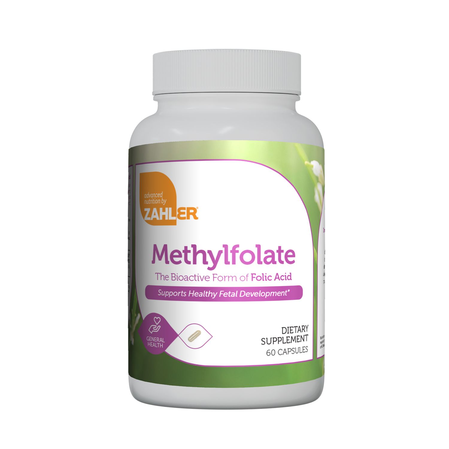 Zahlers, Kosher Methyl Folate 1mg, Size: 60 Vegetarian Capsules