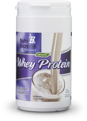 Nutri Supreme, Kosher Whey Protein Powder, Dairy Cholov Yisroel, Ice Cream Smoothie Flavor