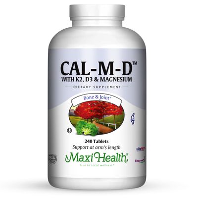 Maxi Health, Kosher CAL-M-D w/vitamin K2, Vitamin D3 &amp; Magnesium, Advanced Calcium Formula