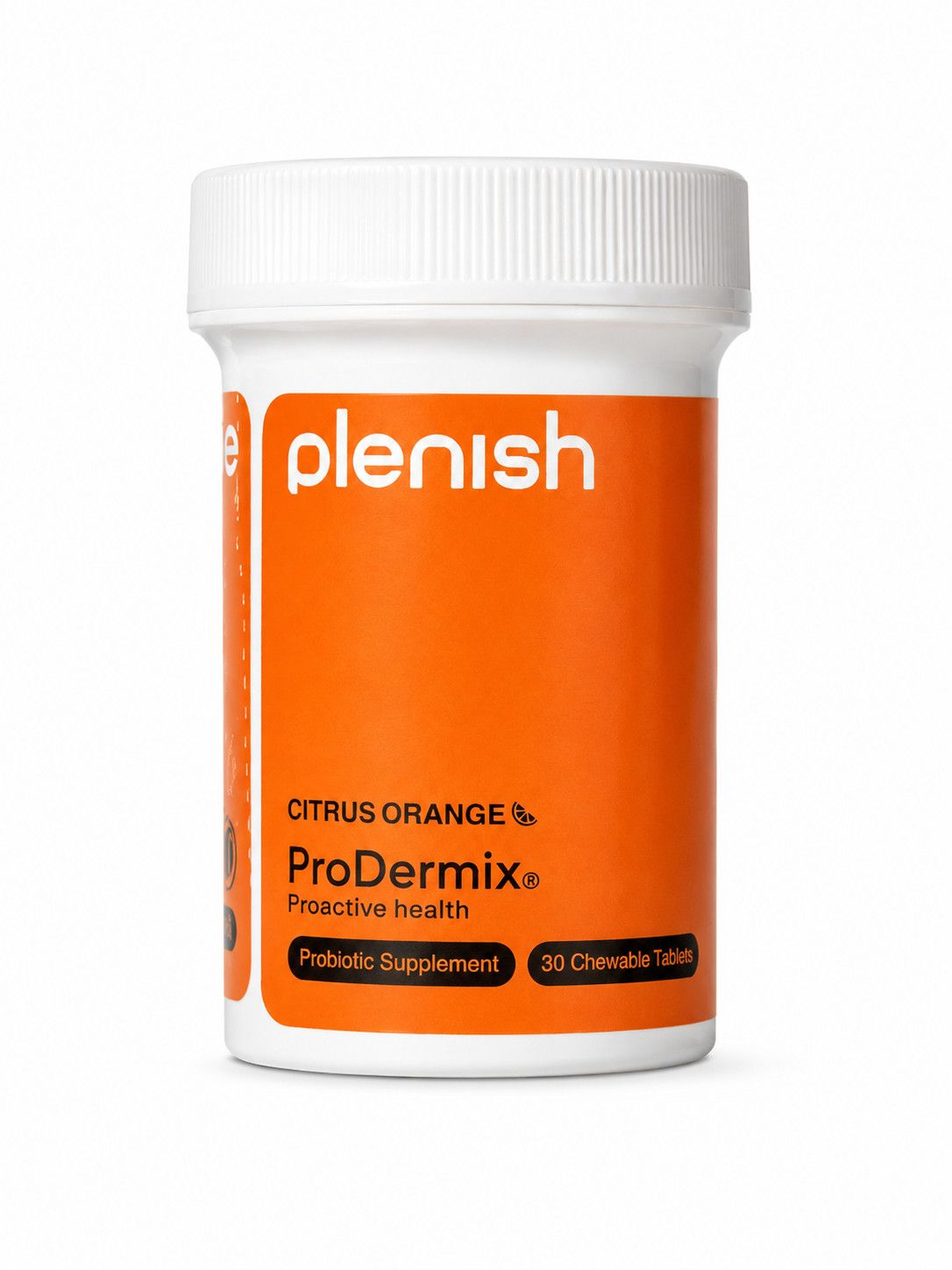 ProDermix, Kosher Kids Replenish Chewable, Probiotic Supplement, 26 Billion CFU + 11 Strains, Citrus Orange Flavor - 30 Chewable Tablets