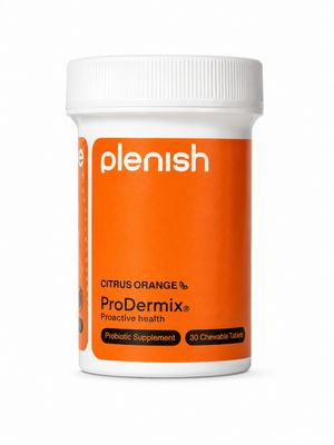 ProDermix, Kosher Kids Replenish Chewable, Probiotic Supplement, 26 Billion CFU + 11 Strains, Citrus Orange Flavor - 30 Chewable Tablets