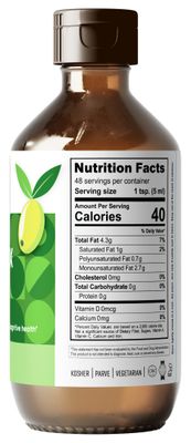 Nutri Supreme, Kosher Organic Extra Virgin OLIVE OIL 30X, Supports Cardiovascular + Metabolic &amp; Cognitive Health, Liquid - 8 fl. oz #219