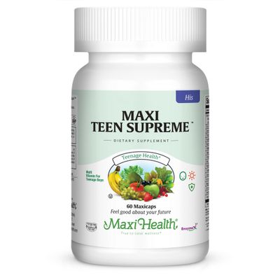 Maxi Health, Kosher MAXI TEEN SUPREME HIS (Multi Vitamin &amp; Mineral For Teenager Boys)