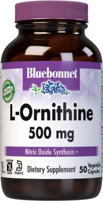 Bluebonnet, Kosher L-ORNITHINE 500mg, Nitric Oxide Synthesis