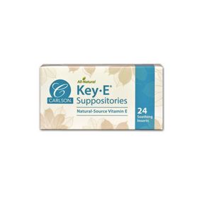 Carlson, Key E, Suppositories with Natural Vitamin E