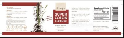 Crops, Kosher SUPER COLON CLEANSE (Fiber with Clay and Charchoal), Promotes Effective Elimination