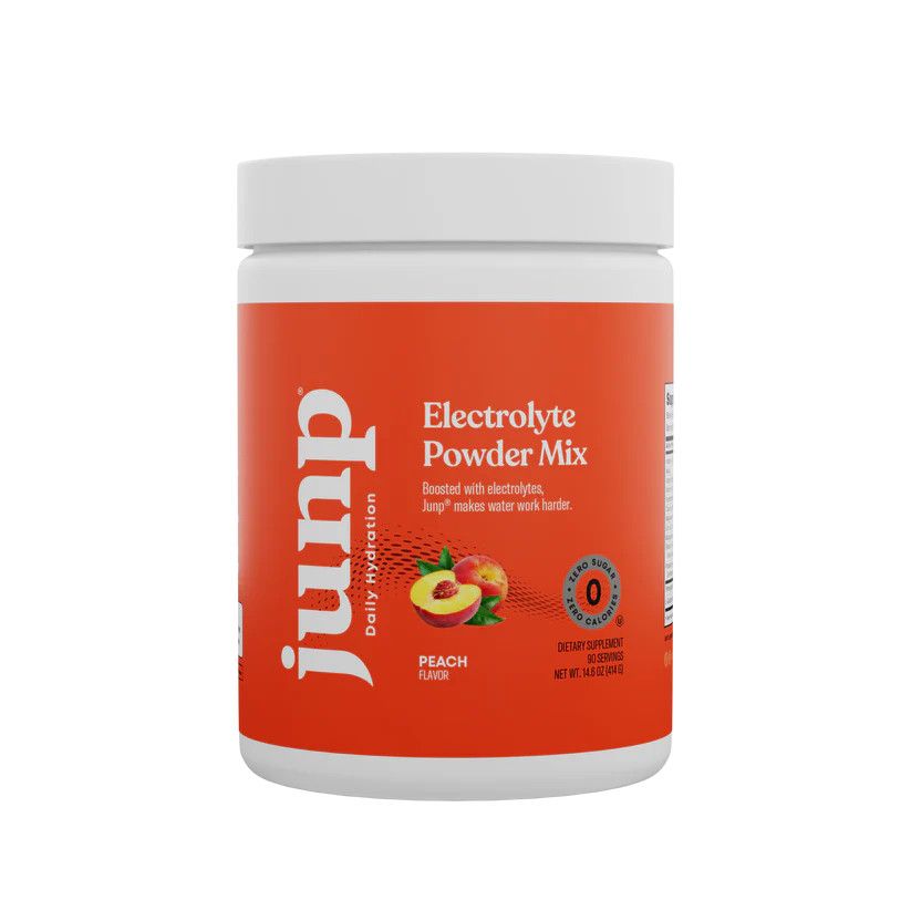 JUNP Electrolytes Powder, Kosher PEACH Flavor, Hydration Keto Electrolyte Drink Mix - 14.6 OZ (414 g) Powder