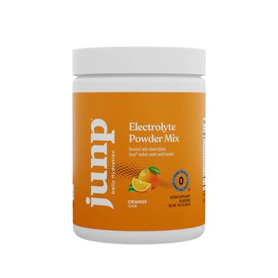 JUNP Electrolytes Powder, Kosher ORANGE Flavor, Hydration Keto Electrolyte Drink Mix - 14.2 OZ (405 g) Powder