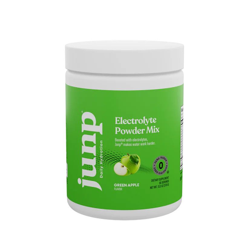 JUNP Electrolytes Powder, Kosher GREEN APPLE Flavor, Hydration Keto Electrolyte Drink Mix - 13.3 OZ (378 g) Powder