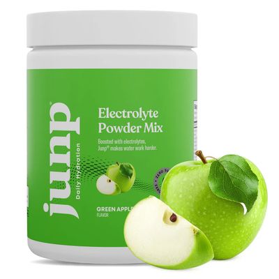 JUNP Electrolytes Powder, Kosher GREEN APPLE Flavor, Hydration Keto Electrolyte Drink Mix - 13.3 OZ (378 g) Powder