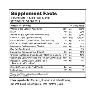 JUNP Electrolytes Powder, Kosher PEACH Flavor, Hydration Keto Electrolyte Drink Sticks - Pack of 20 (20 servings)