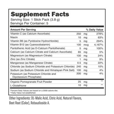 JUNP Electrolytes Powder, Kosher WILD BERRY Flavor, Hydration Keto Electrolyte Drink Sticks - Pack of 20 (20 servings)