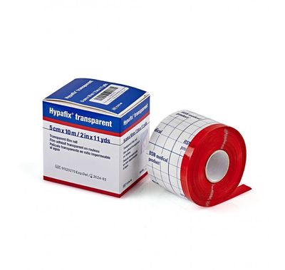 Leukoplast, Hypafix Transparent Dressing Retention Sheet - 5cm x 10m (2 inches x 11 yds)
