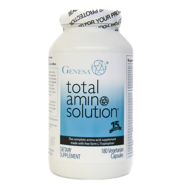 Genesa, Total Amino Solution - 180 Vegetarian Capsules