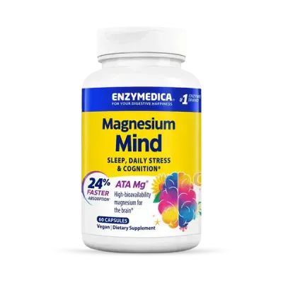 Enzymedica USA, MAGNESIUM MIND, For Sleep + Daily Stress &amp; Cognition