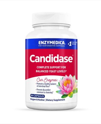 Enzymedica, Kosher CANDIDASE, Complete Support for Balanced Yeast Levels