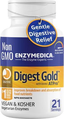 Enzymedica, Kosher DIGEST GOLD With ATPro, Maximum Strength
