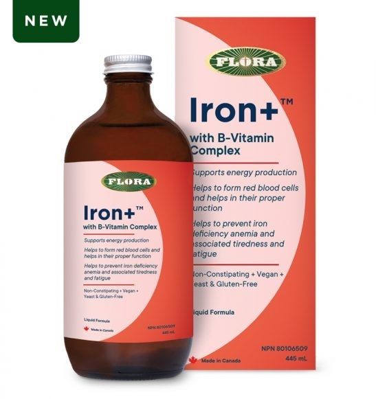 Flora, Kosher Iron+ Liquid, Size: 445 mL (15 fl. oz.)