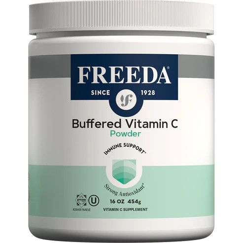 Freeda, Kosher Buffered Vitamin C, Immune Support, Powder, Size: 16 oz. (454 g)