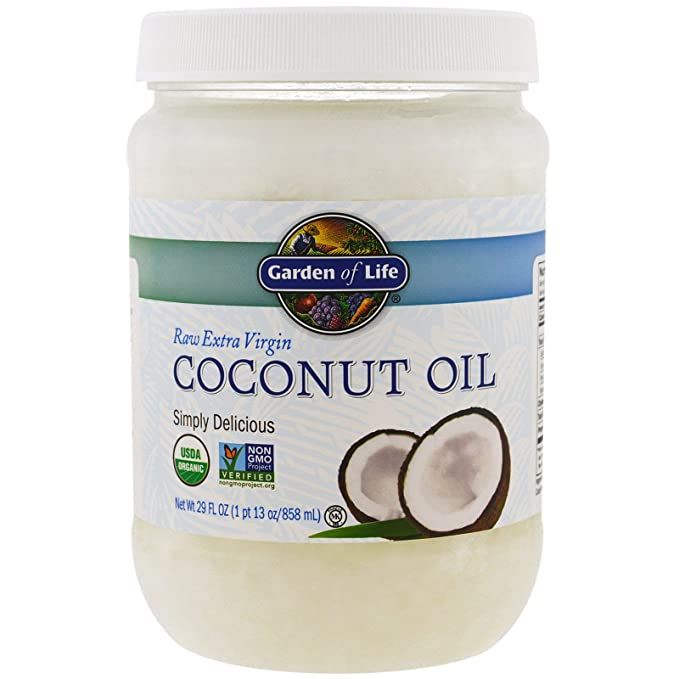 Garden of Life, Raw Extra Virgin Coconut Oil, Excellent Source of Healthy Medium-Chain Fatty Acids, Size: 29 fl. oz (858 mL)