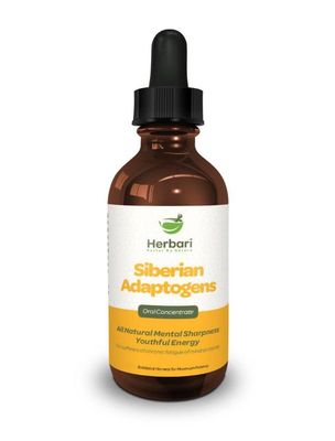 Herbari, Kosher SIBERIAN ADAPTOGENS Focus, Oral Concentrate for Chronic Fatigue of Mind and Body, Liquid Tincture