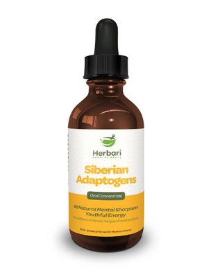 Herbari, Kosher SIBERIAN ADAPTOGENS Focus, Oral Concentrate for Chronic Fatigue of Mind and Body, Liquid Tincture