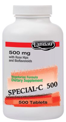 Landau, Kosher SPECIAL-C 500mg, with Rose Hips &amp; Bioflavonoids