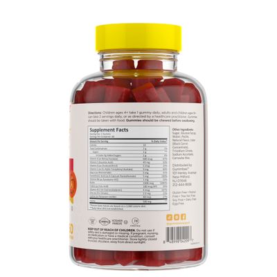 GUMMBEE, HSN SUPPORT Beauty Honey Gummies, Strawberry Flavor - 60 Gummies