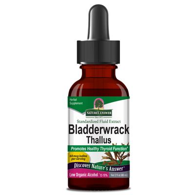 Natures Answer, Kosher BLADDERWRACK THALLUS, Promotes Healthy Thyroid Function