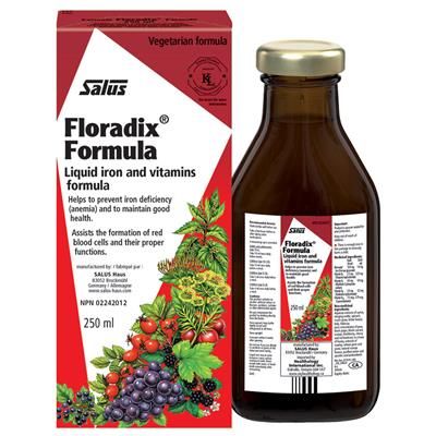 Salus, Floradix Iron Liquid, Size: 250 mL