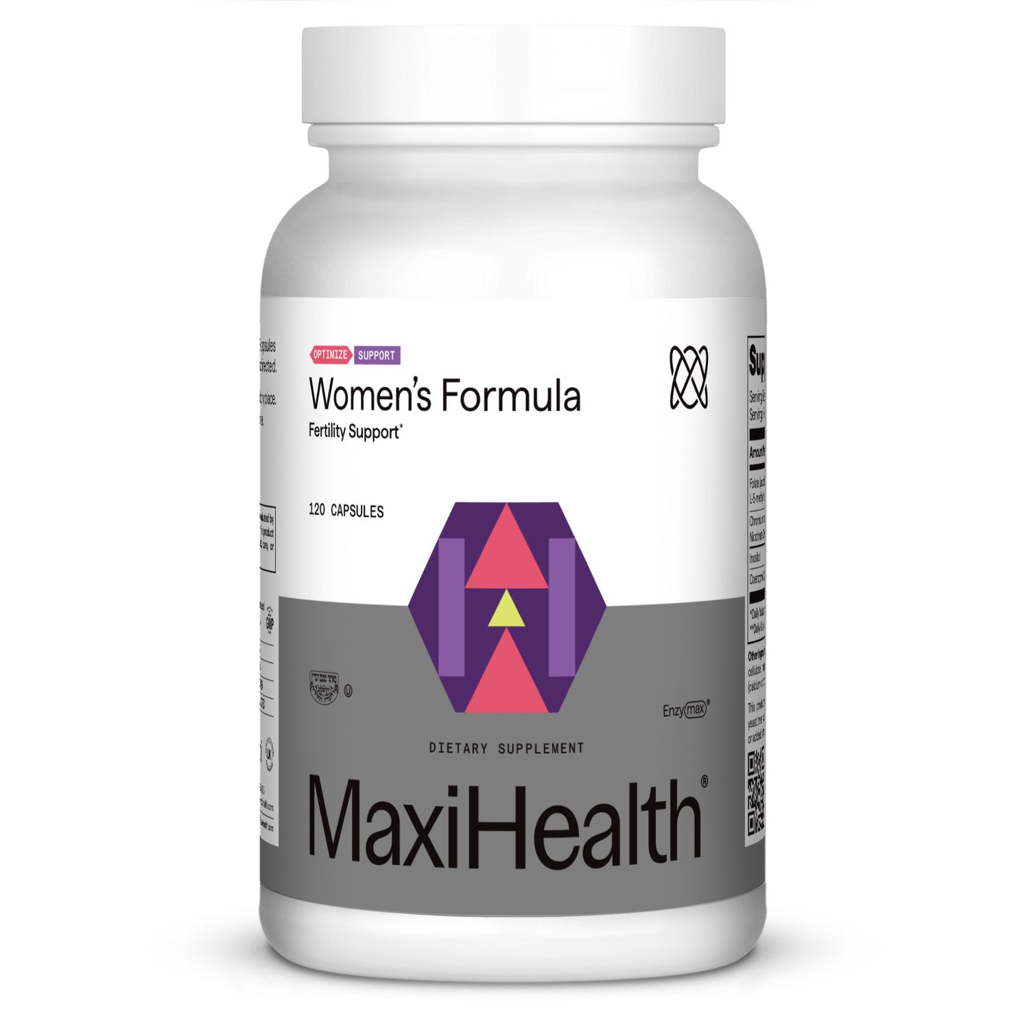 Maxi Health, Kosher WOMEN'S FORMULA, Fertility Support - 120 Vegetarian Capsules