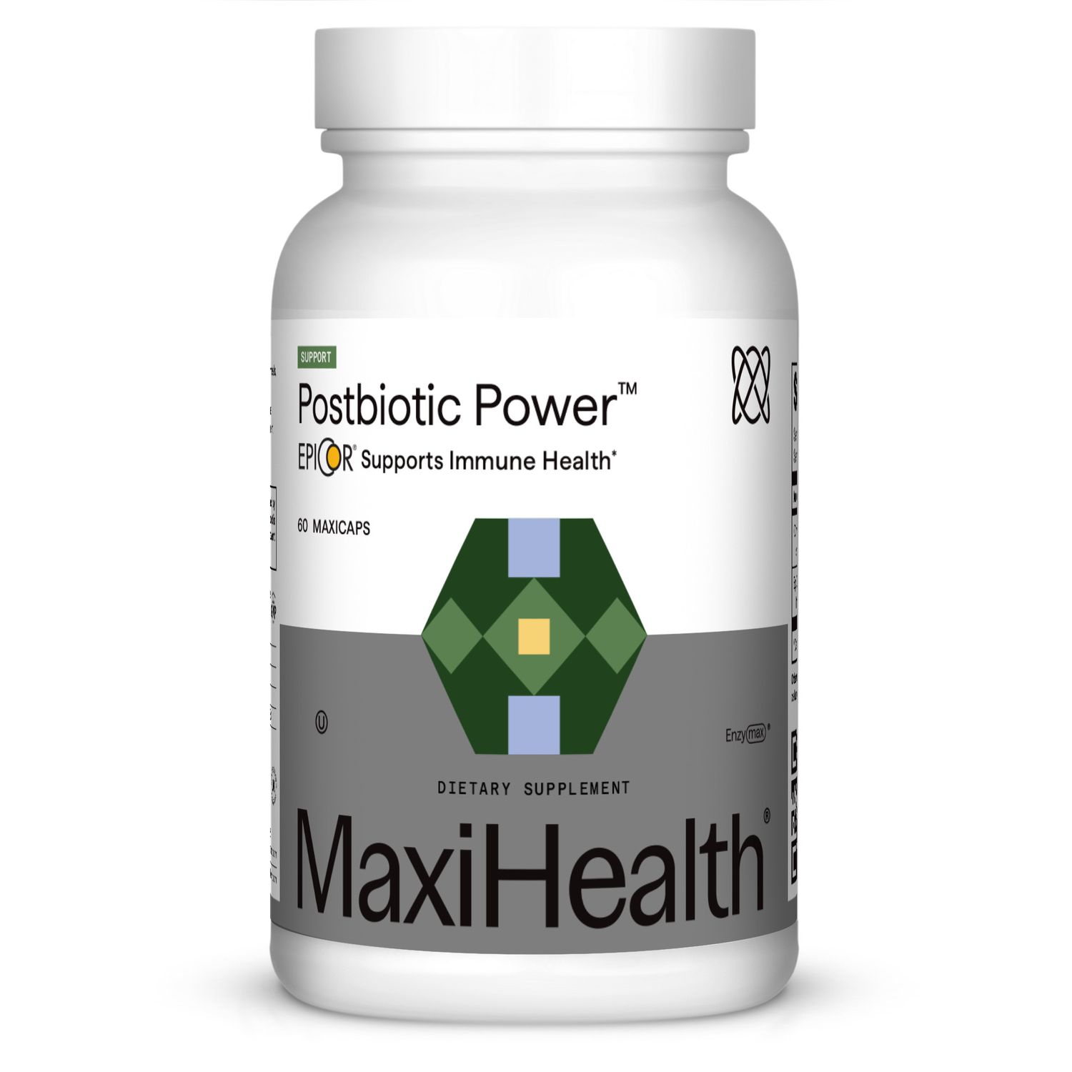 Maxi Health, Kosher Postbiotic Power (Formerly Epicor), Supports Immune Health - 60 Vegetarian Capsules