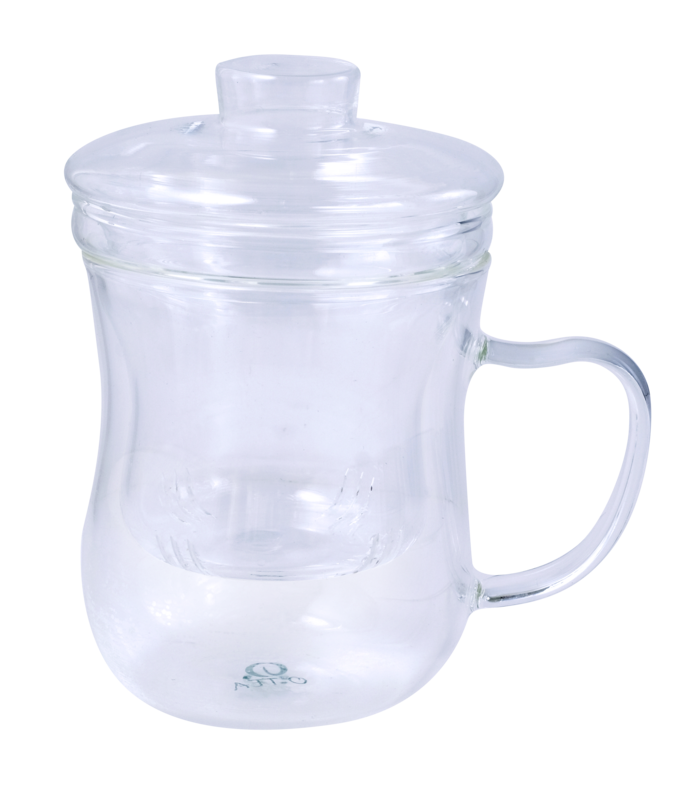 300ML 有茶隔玻璃茶杯