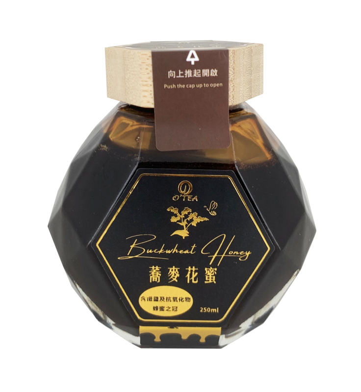 蕎麥花蜜
 (鐵質及抗氧化物蜂蜜之冠，強效止咳消炎開聲，增強免役力，抗疫皇牌之選）