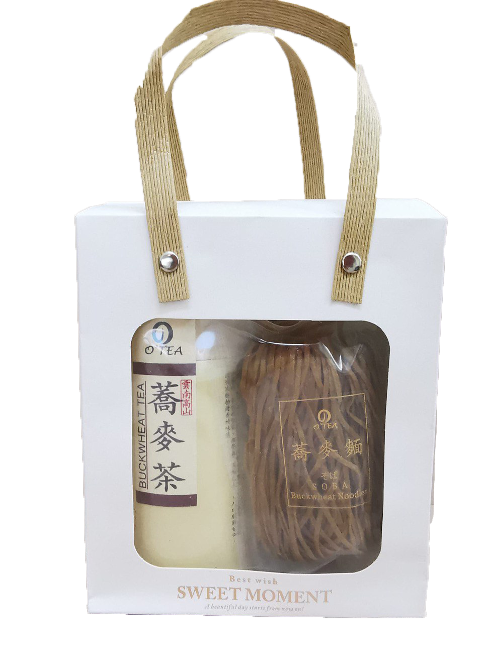 黃蕎麥茶及禮盒套裝 (200克＋麵3件）