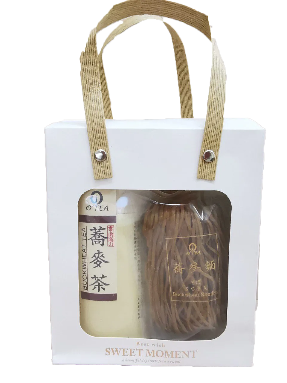 O’TEA 黄荞麦茶礼盒（200克茶＋面3件）