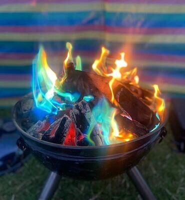 Magic Neon Flames - 5 x Packets - Create Beautiful Colours In The Flames.