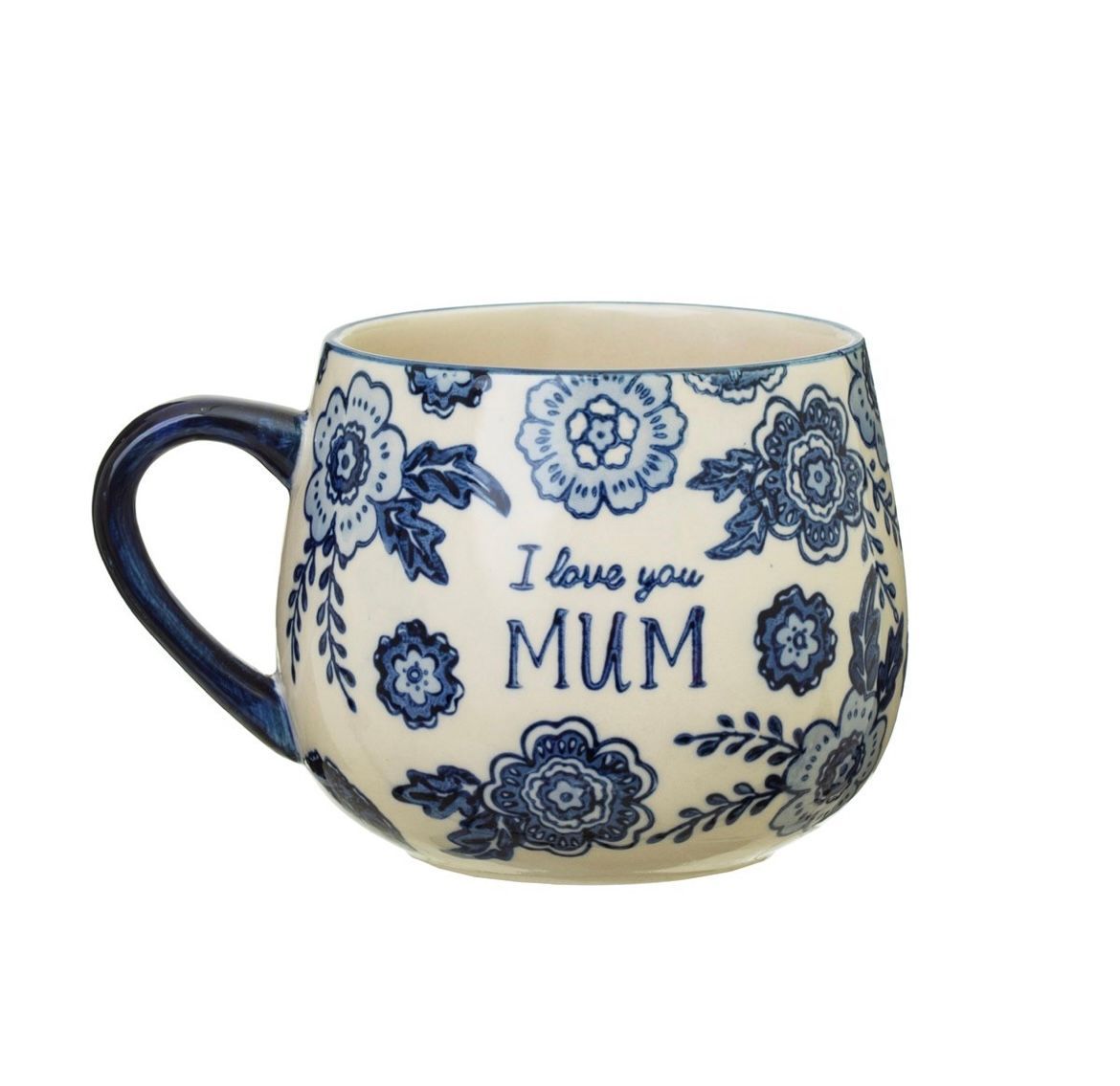 Blue Willow Mum Mug - I Love You Mum - Gifts For Mums