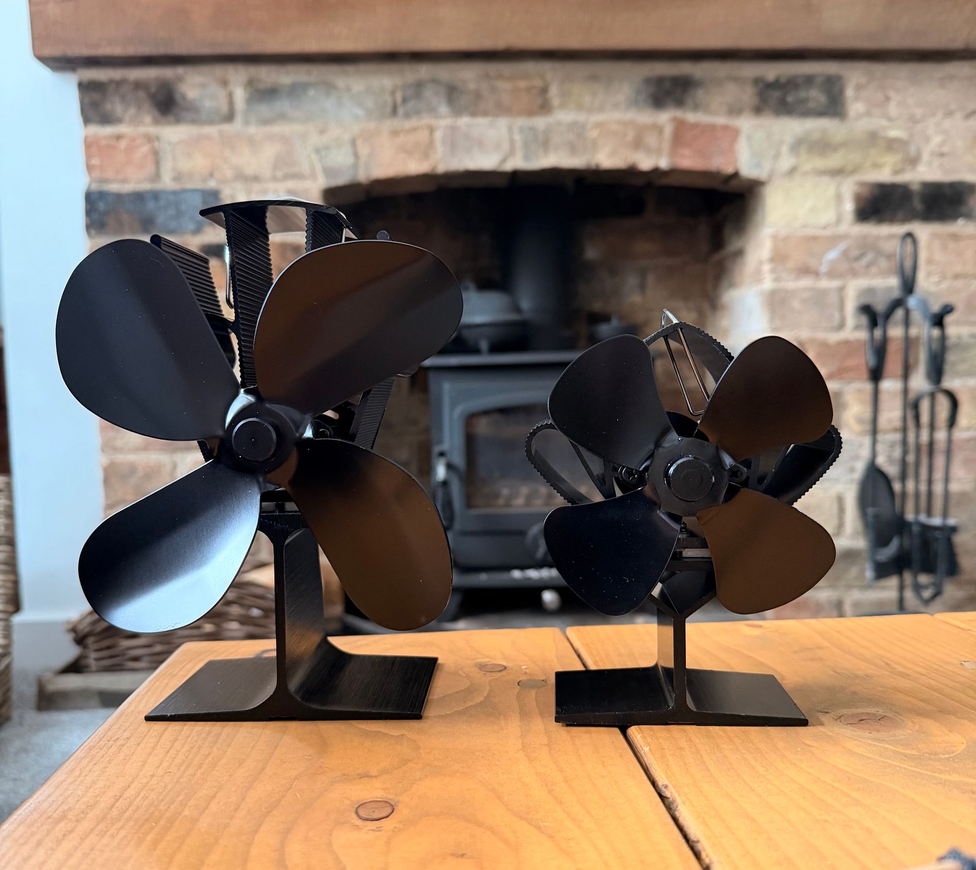 Large Heat Powered Stove Fan