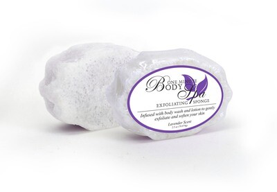 One Minute Exfoliating Lavender Sponge