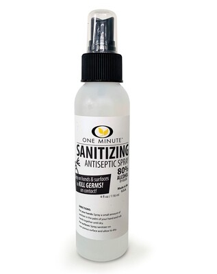 One Minute Sanitizing Antiseptic Spray