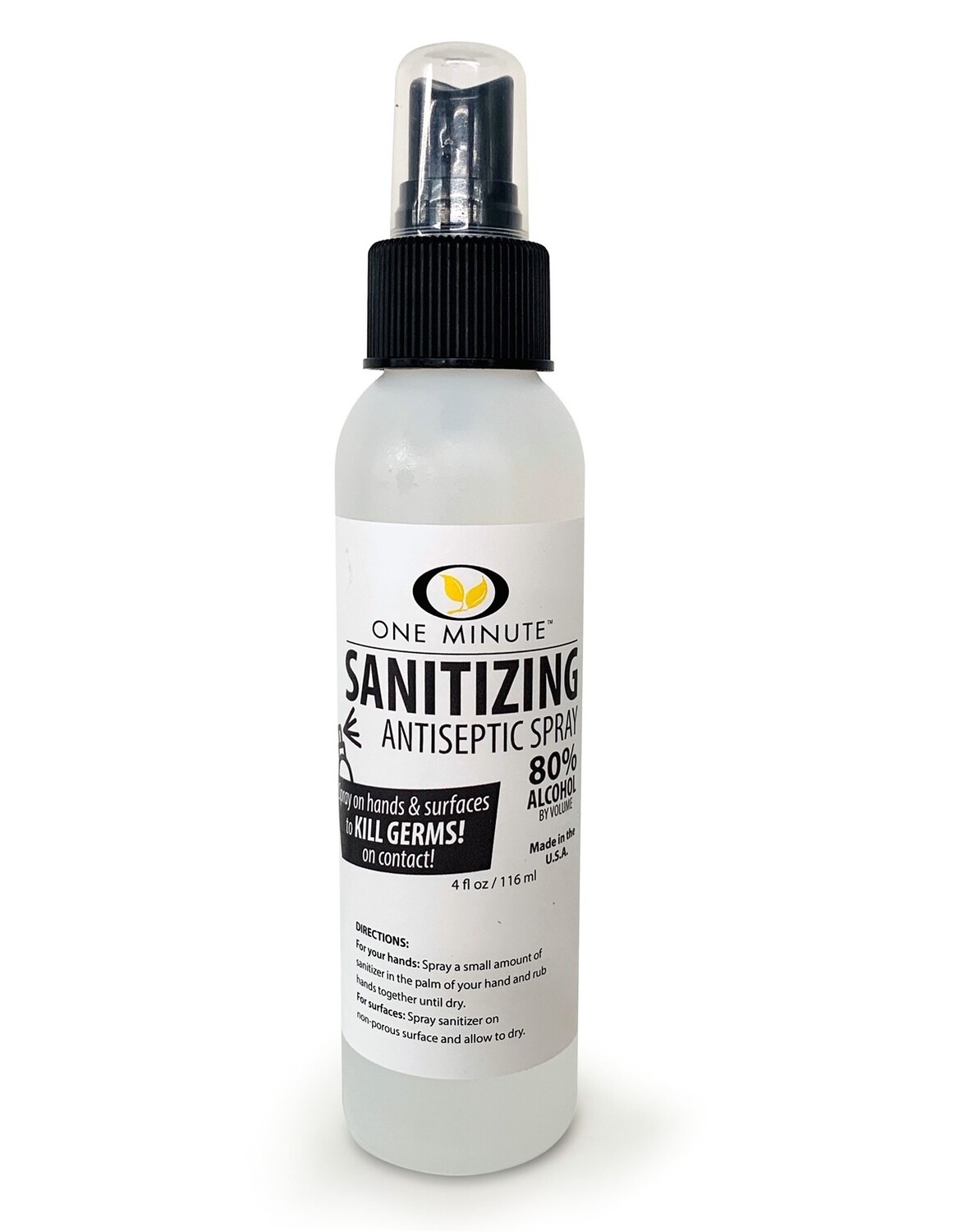 One Minute Sanitizing Antiseptic Spray 4oz