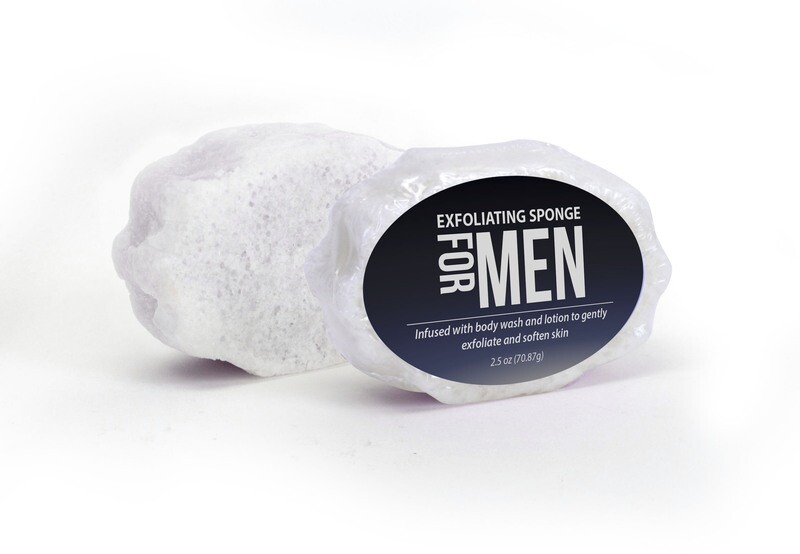 One Minute Exfoliating Sponge for Men