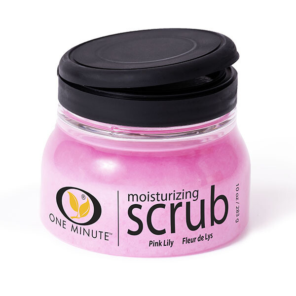 10 oz Exfoliating Pink Lily Salt Scrub