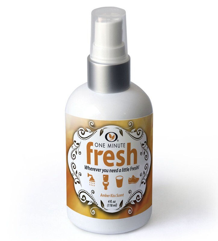 One Minute Fresh 4oz - Amber Kiss Scent