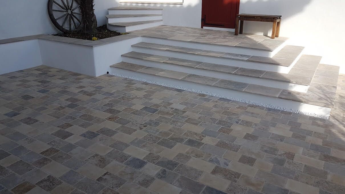 PAVÉ ANTICA © 3cm GRIS 15x15cm Prix TTC / m²