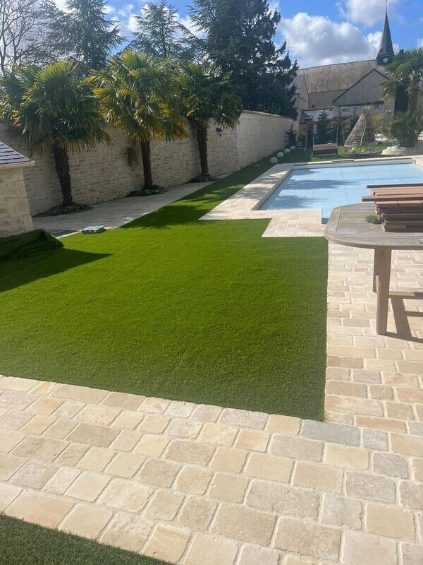 PAVÉ ANTICA © CLAIR 1,5cm Bande 15cm Prix TTC / m²