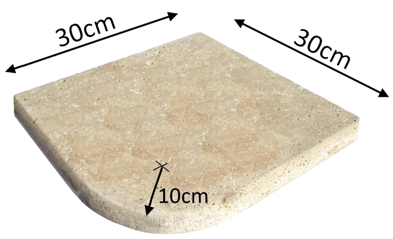 ANGLE SORTANT MARGELLE DE FRANCE 3cm Prix / Pièce PIERRE NATURELLE