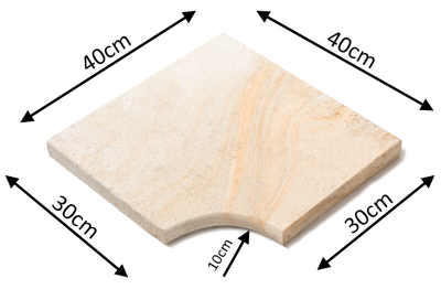 ANGLE MARGELLE DE FRANCE 3cm Prix / Pièce PIERRE NATURELLE