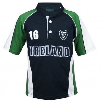 Kids Green and Navy Sports Rugby Jersey Kids Green and Navy Sports Rugby Jersey